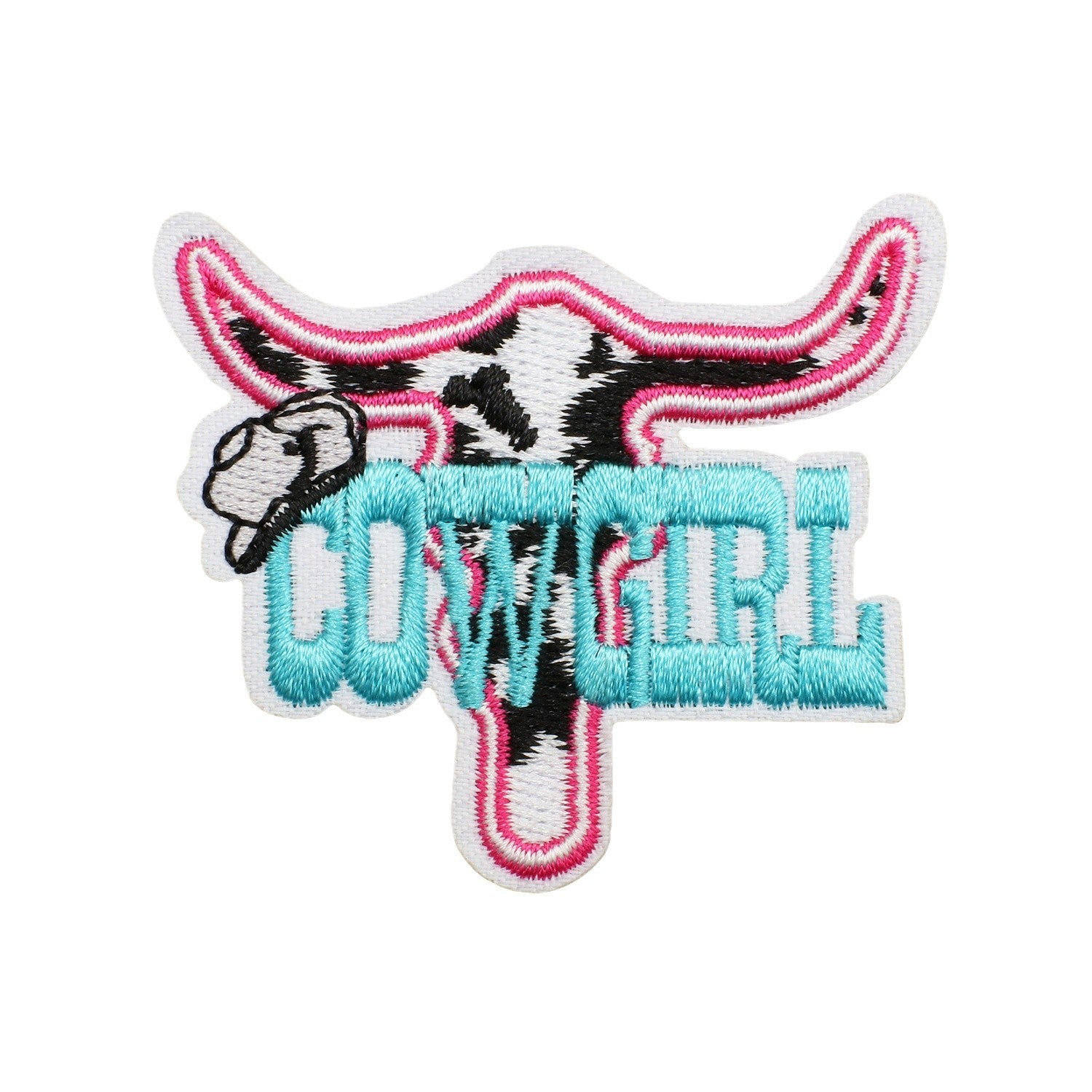 Wholesale Western Denim Embroidery Cloth Sticker FS